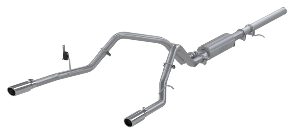 Exhaust Sys. Gm 1500 14-18 4.3/5.3l 3" Cat Back Dual Split Rear