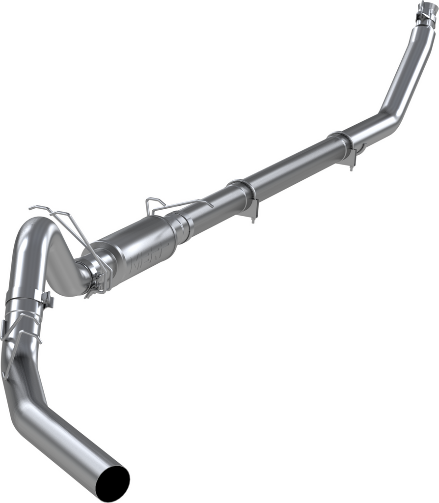 Mbrp 4" Turbo Back Aluminum Single Exhaust ; 94-02 Dodge Ram 2500/3500 ;requires Hg6100 for 94-97 Models ; Single Side Exit