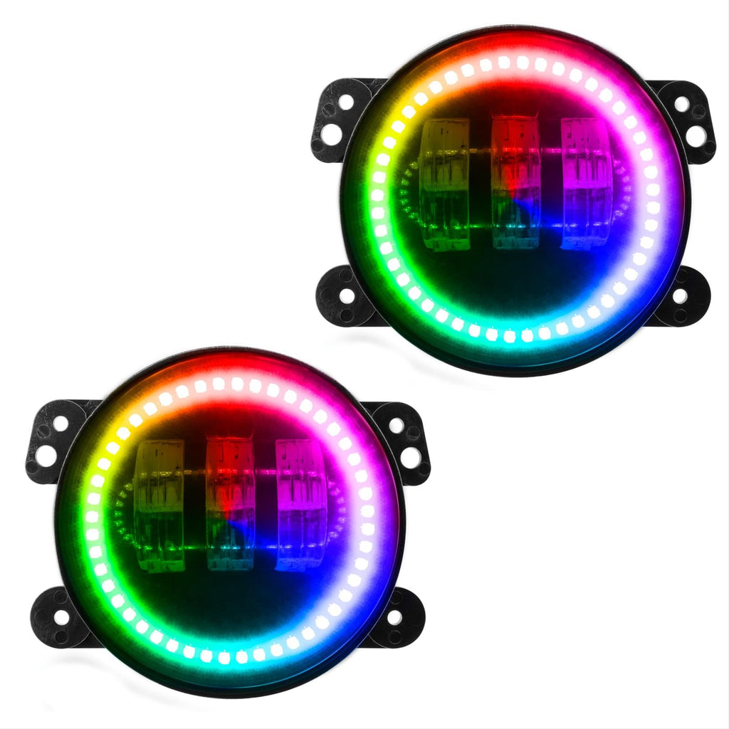 Oracle High Powered Led Fog Lights Color Shift