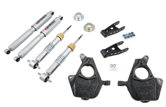 KIT DE DESCENTE BELLTECH 07-13 SILVERADO/SIERRA 1500 2 po AVANT/2 po OU 3 po ARRIÈRE SANS AMORTISSEURS