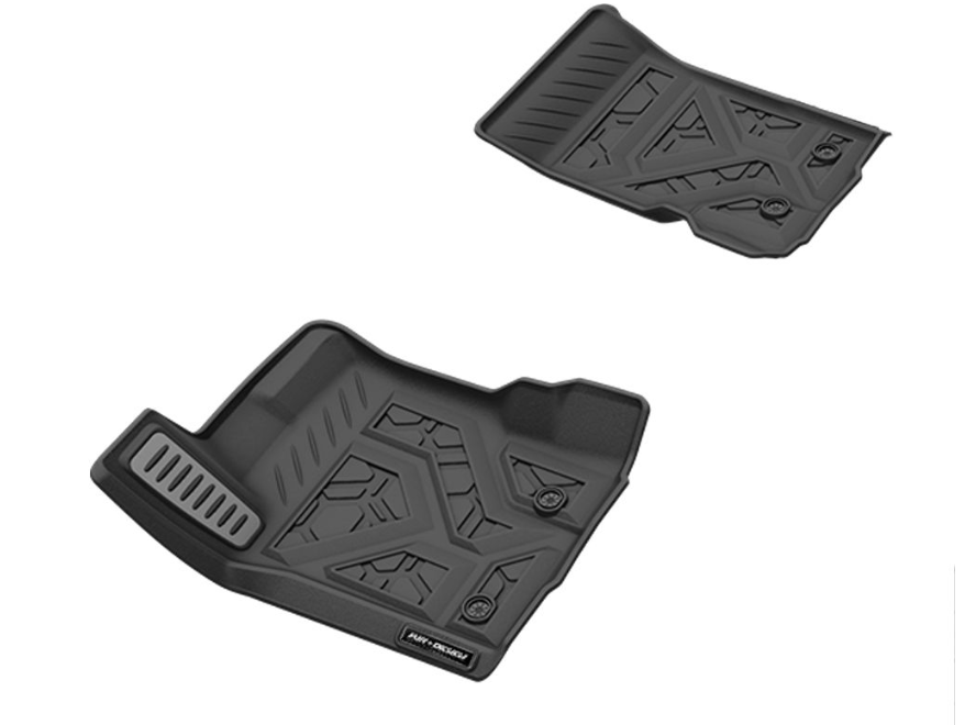 Air Design Black Front Floor Liners ; 19-23 Ranger Super Cab